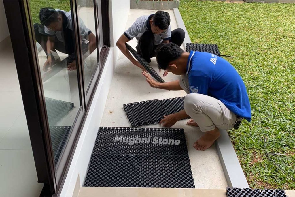 pemasangan drainase cell