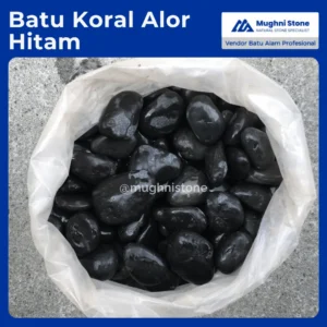 batu koral alor hitam