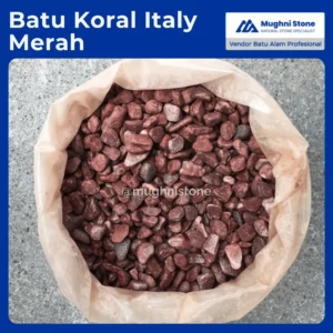 batu koral italy merah