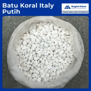 batu koral italy putih
