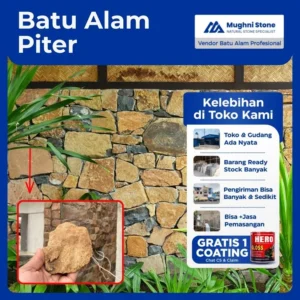 jual batu alam piter mughni stone