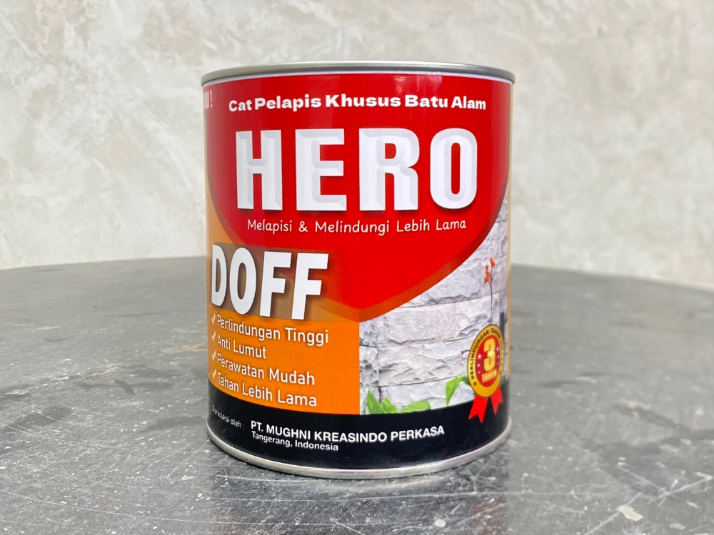 hero coating batu alam doff