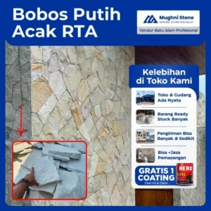 batu alam bobos acak rta