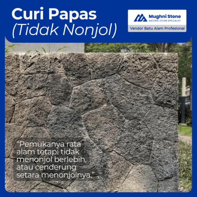 batu alam curi papas