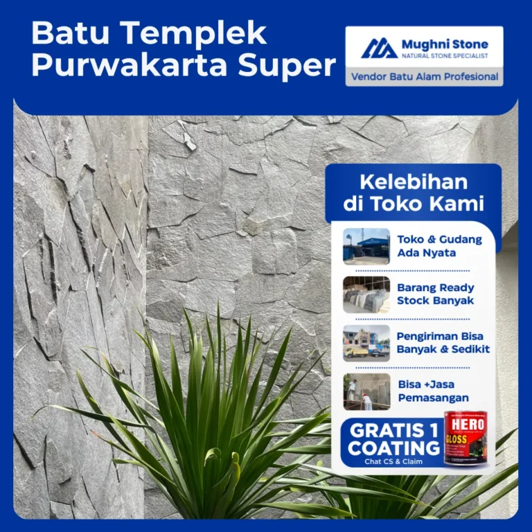 jual batu templek purwakarta super