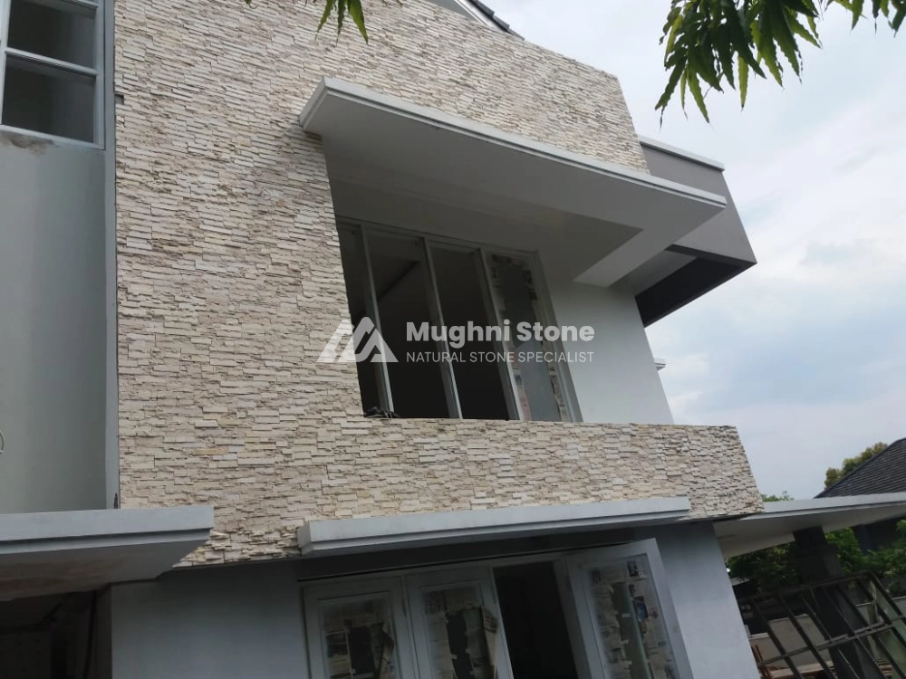 fasad batu alam wall cladding