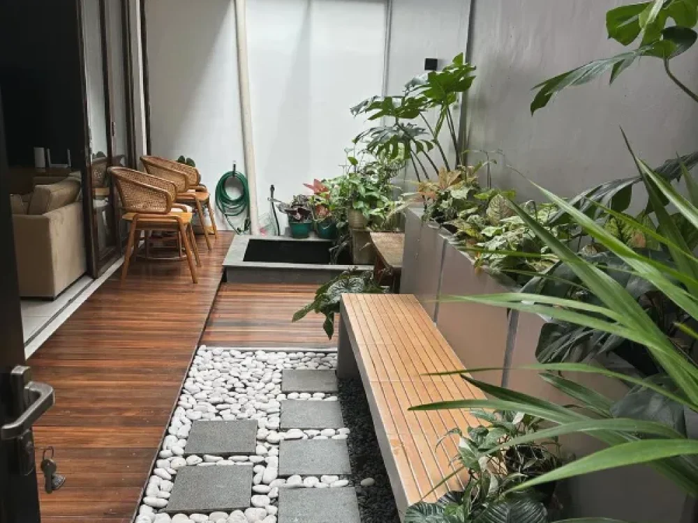 taman halaman belakang rumah