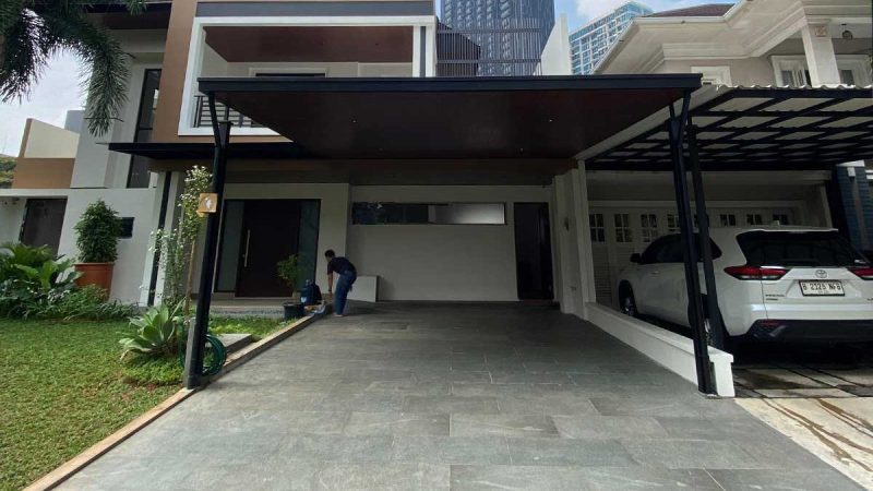 carport batu andesit lebar