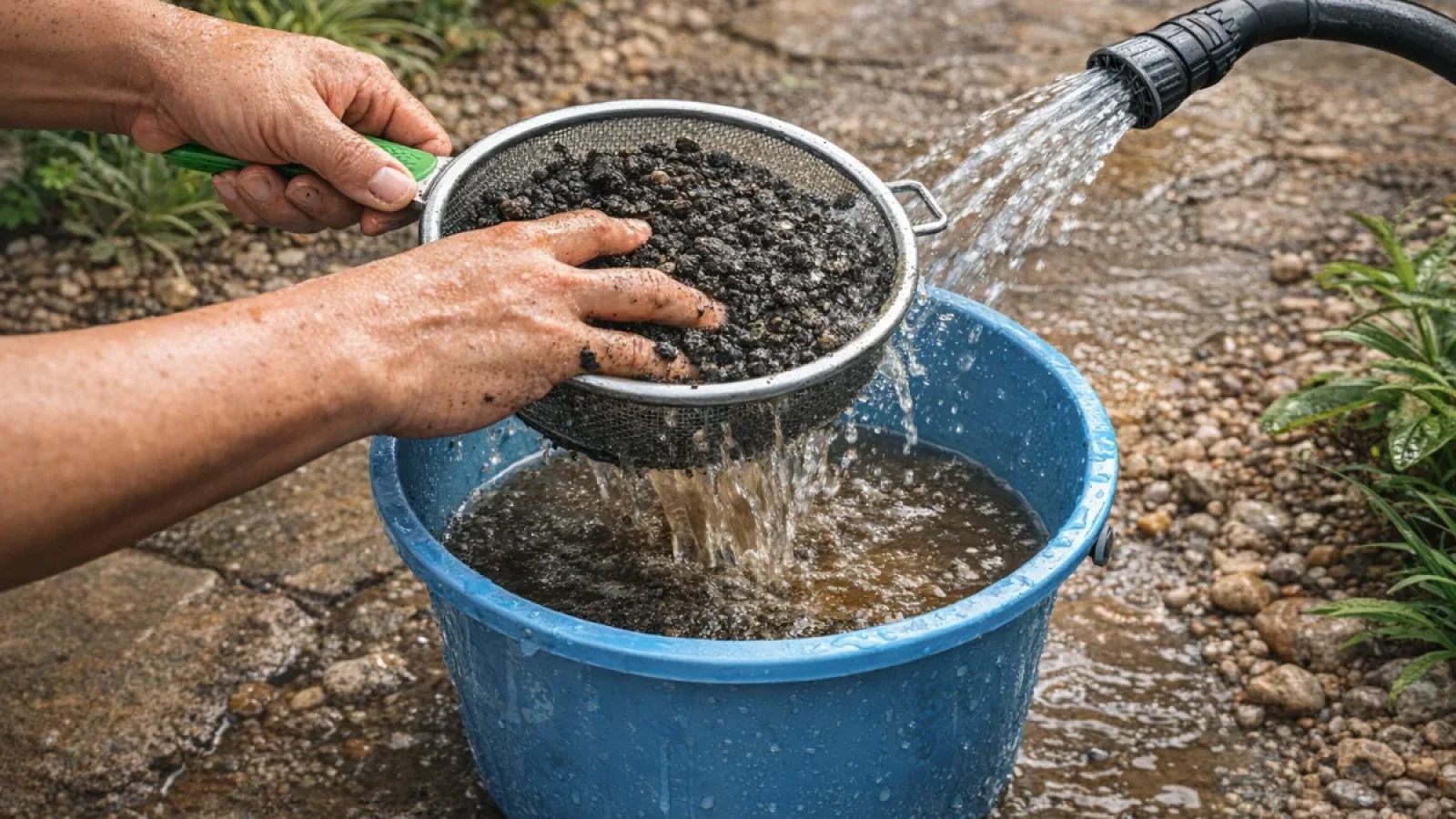 cara membersihkan pasir malang